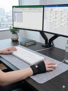 Polsiera Ergonomica per Mouse